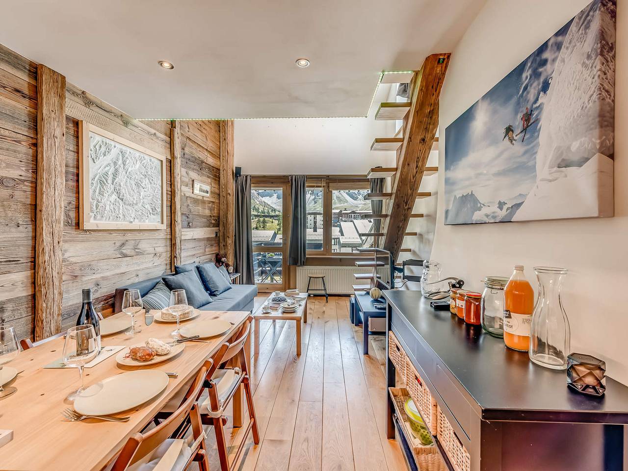 Geheel appartement, Vakantieappartement voor 6 personen in Tignes, Vanoise Nationaal Park