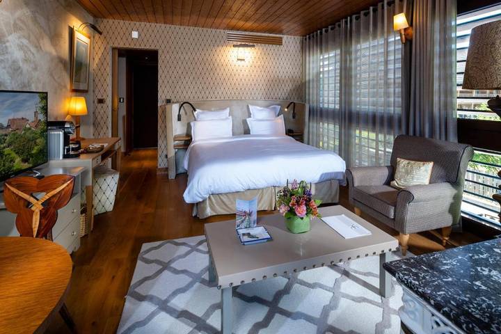 Hôtel pour 3 personnes, avec vue et piscine ainsi que sauna et jardin, animaux acceptés à Illhaeusern - 3