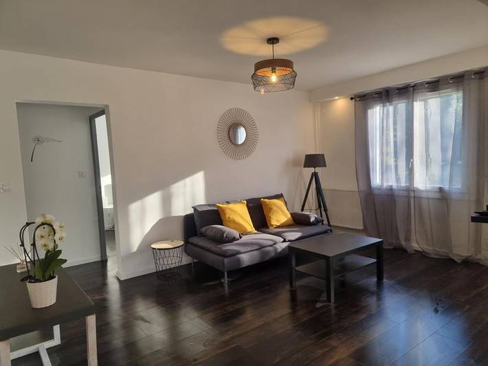 Appartement de vacances pour 4 personnes, avec Terrasse ainsi que Jardin et Vue