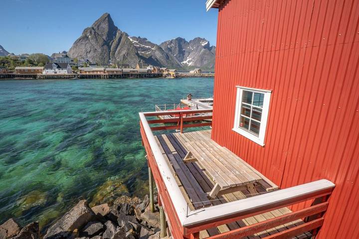 Ferienhaus für 2 Personen, mit Ausblick und Seeblick sowie Garten auf den Lofoten - 3