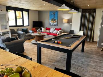 Maison d’hôte pour 12 personnes, avec jardin et vue dans La Biolle