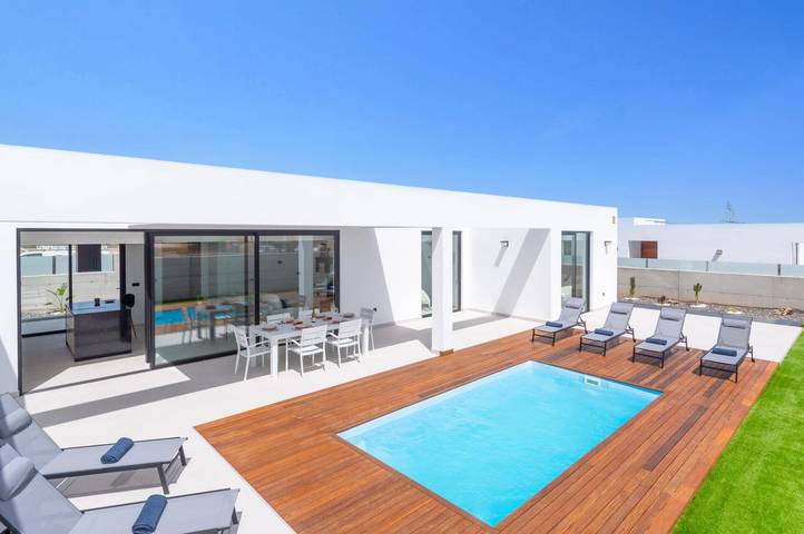 Chalet para 6 personas, con jardín en Las Salinas