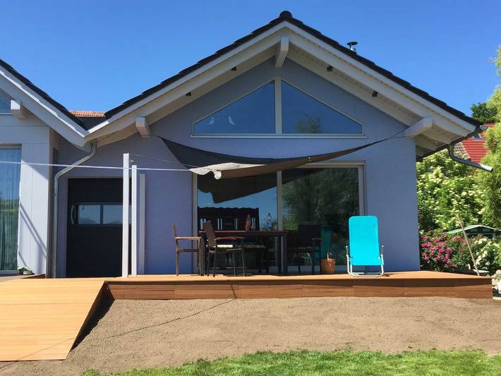 Ferienwohnung für 4 Personen, mit Terrasse und Whirlpool sowie Garten und Seeblick in Breege