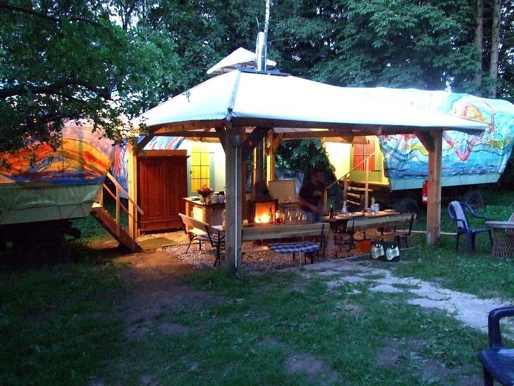 Planwagen Camp in Carinerland, Neubukow-Salzhaff