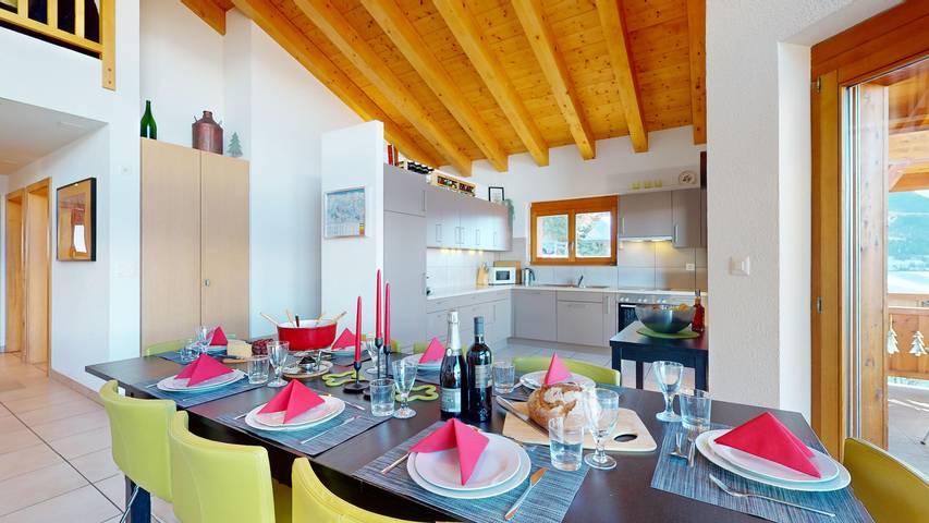 Ganze Wohnung, Perce Neige Pn H - View & Center Apartment 10 per in Veysonnaz, Walliser Alpen