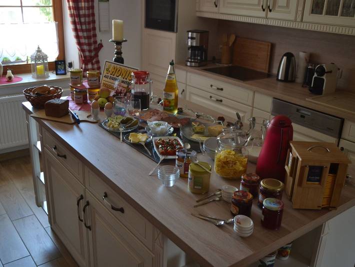 *Pension HofGut Streubel - Doppelzimmer  Zum Hirsch online in Cavertitz, Naturpark niederlausitzer heidelandschaft (Brandenburg)