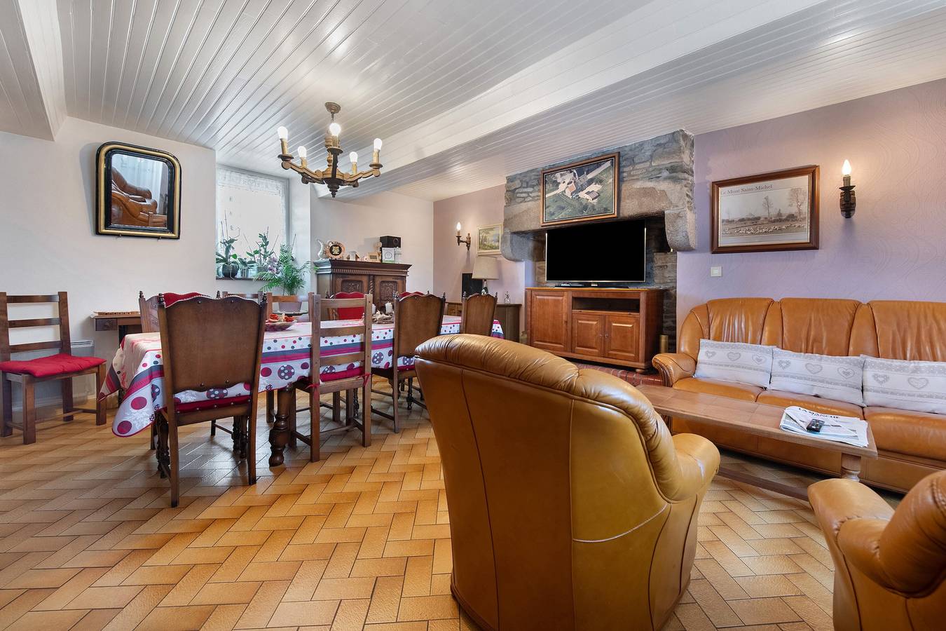 Chambre d'hôtes « Chambre 4 » avec jardin partagé et Wi-Fi in Courtils, Baie du Mont-Saint-Michel