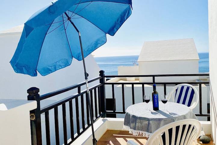 Bungalow para 4 personas, con jardín y piscina en Playa Honda