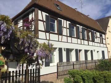 Gîte pour 4 personnes, avec jardin à Ingersheim