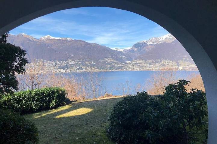 Ferienwohnung für 2 Personen, mit Garten und Pool in Piazzogna