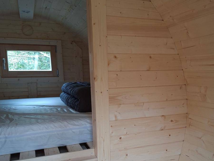 Camping Locronan - Tiny house 2 personen - Barrel Holz in Locronan, Châteaulin und Umgebung