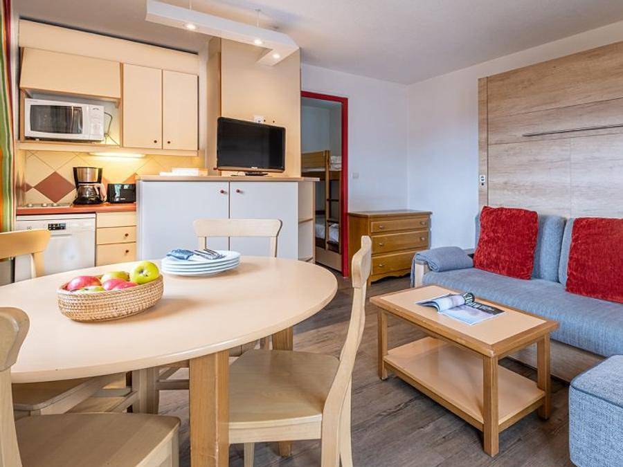 Pierre & Vacances Résidence Les Ravines - Studio 4 personen - Studio 4 Personen - 1 Schlafbereich - Bergblick in Méribel, Les Allues