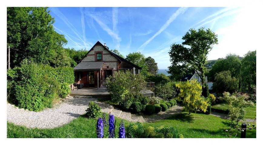 Gîte pour 6 personnes, avec Terrasse ainsi que Jardin et Vue dans Vaucottes