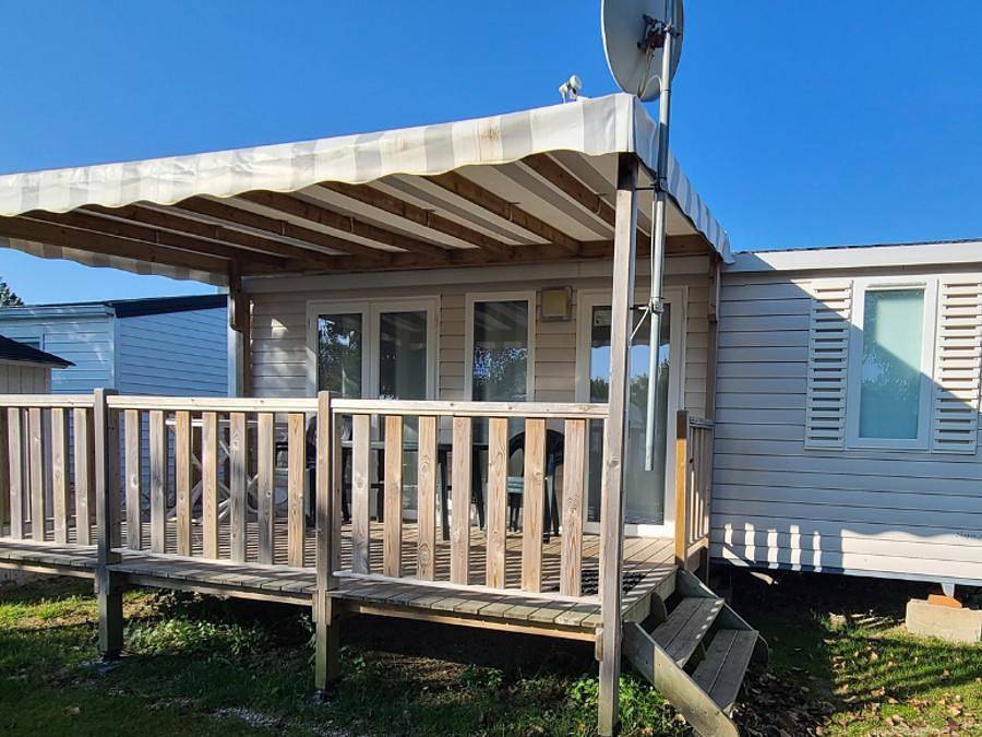 Camping Les Alizés  - Mobilheim 5 personen - Oasis Komfort 4/5 Pers. in Saint-Hilaire-de-Riez, Vendée