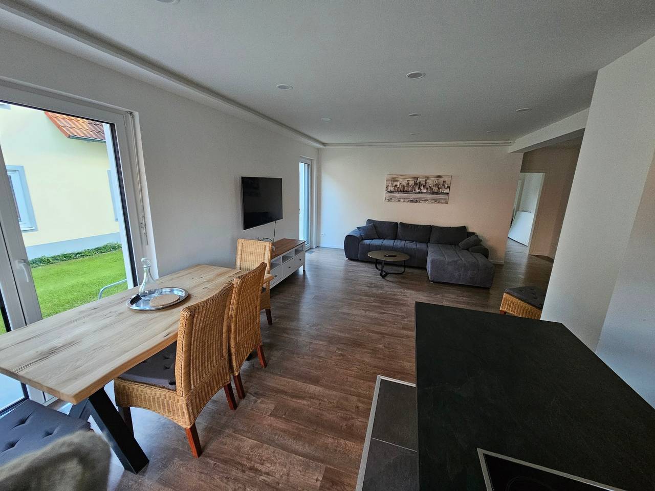 Appartement entier, Appartement 'Ferienwohnung Auszeit' avec terrasse privée, jardin privé et Wi-Fi in Solnhofen, Frankenalb