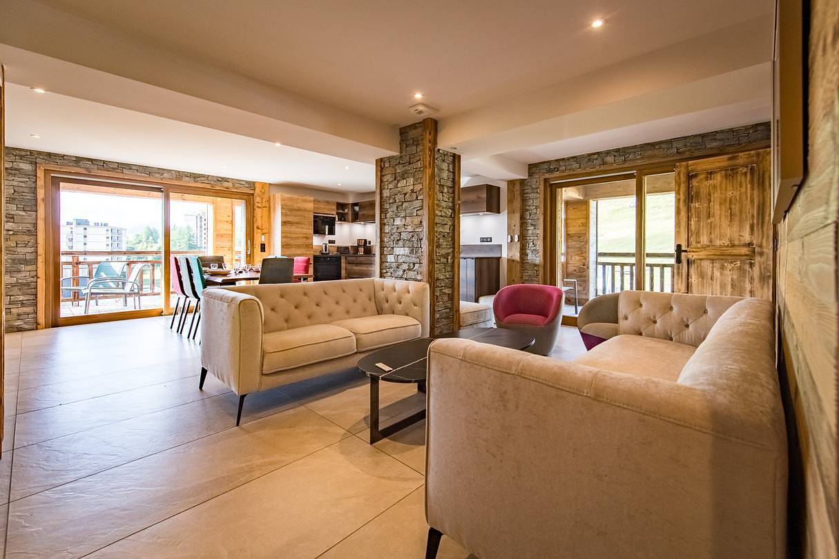 Appartement de vacances entier, Appartement 8 personnes dans une résidence neuve sur le front de neige in La Toussuire, Fontcouverte-la-Toussuire