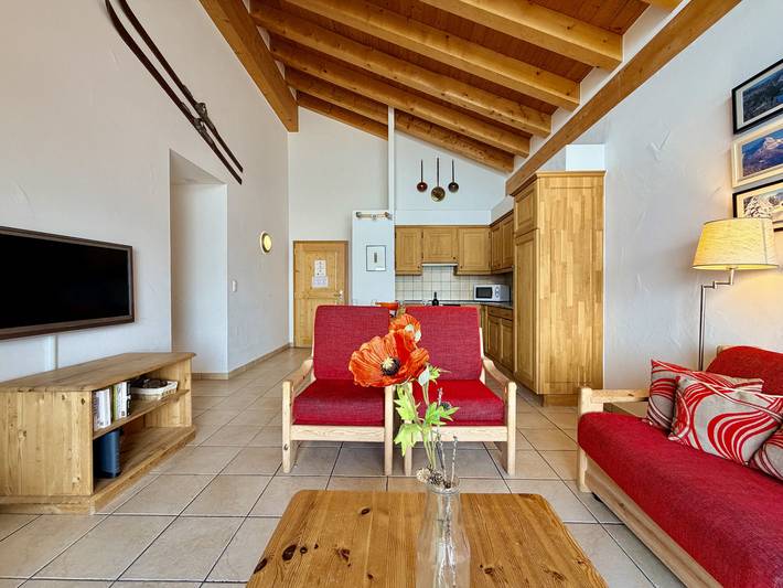 Ganze Wohnung, Plein Ciel Va 041 - Mountain apartment 5 pers in Veysonnaz, Walliser Alpen