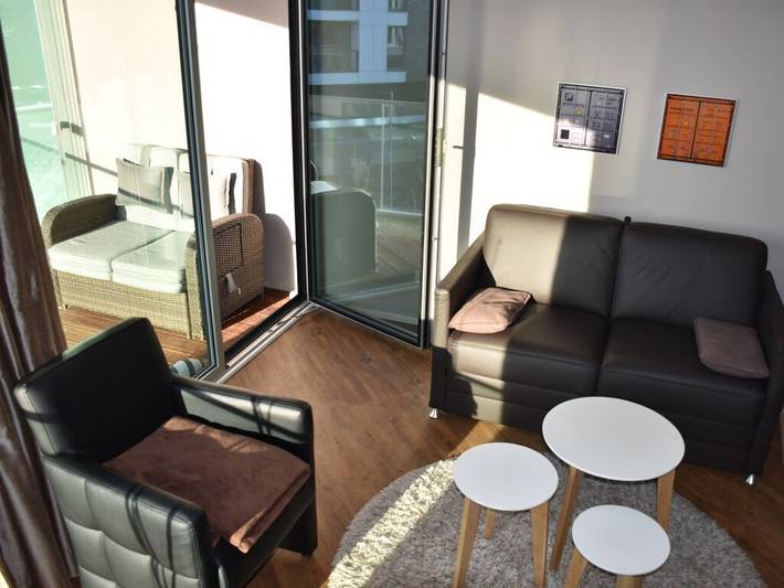 Ferienwohnung für 4 Personen, mit Balkon rund um die Havenwelten