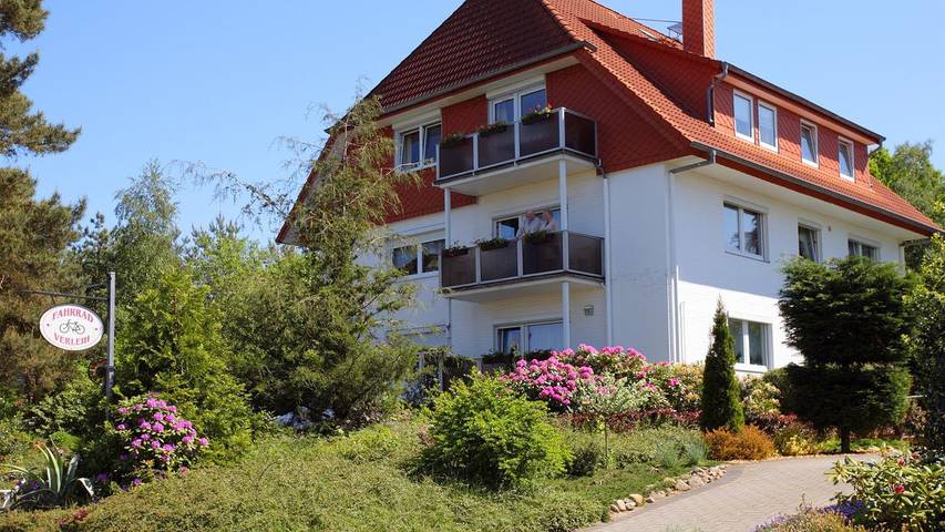 Appartement de vacances pour 3 personnes, avec jardin
