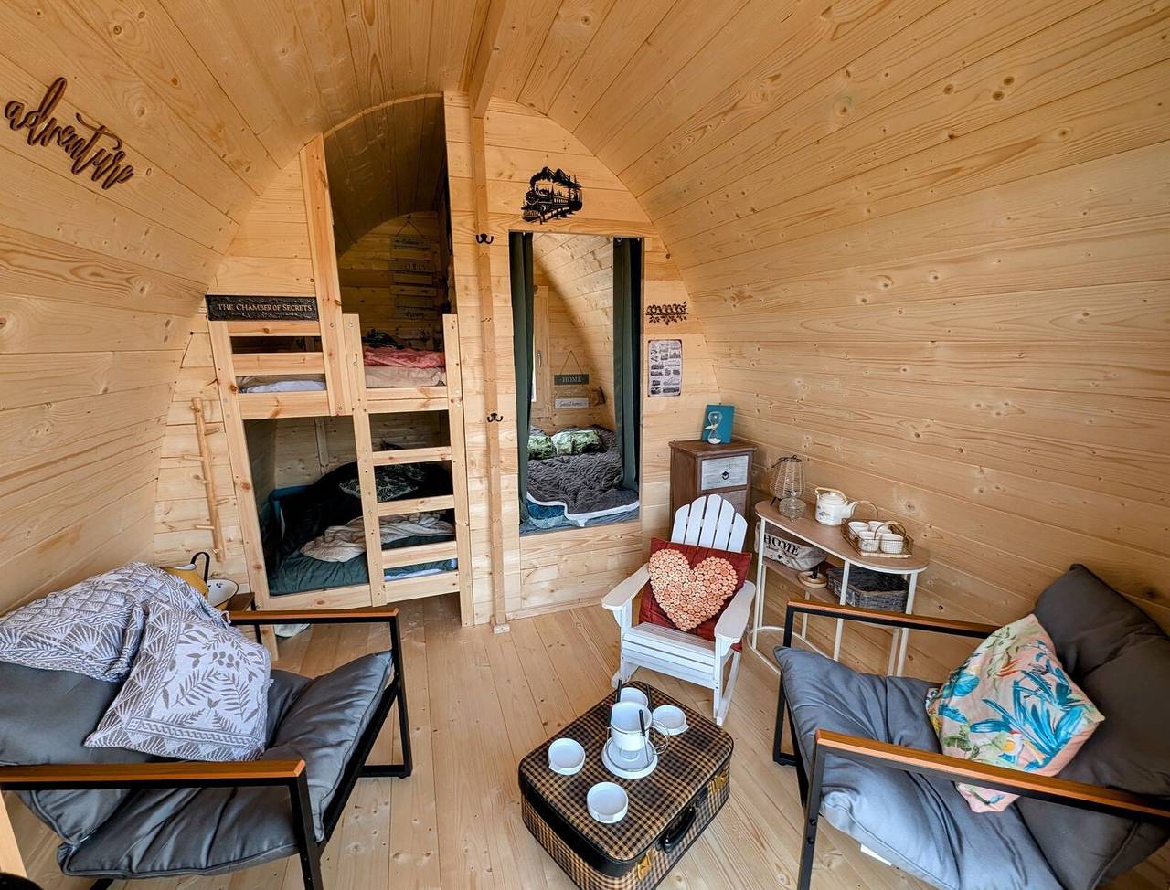Cabane « Nature & Détente » au Domaine de la Gare,  nature et authenticité in Dampierre-sur-Salon, Haute-Saône
