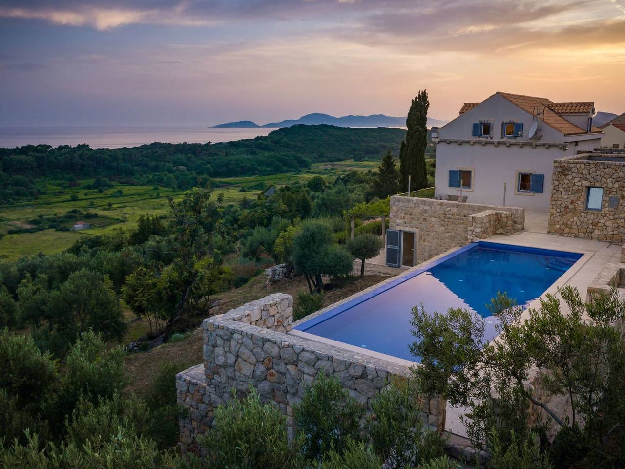 Villa Ella mit Infinity-Pool in Grad Dubrovnik, Dubrovnik-Neretva