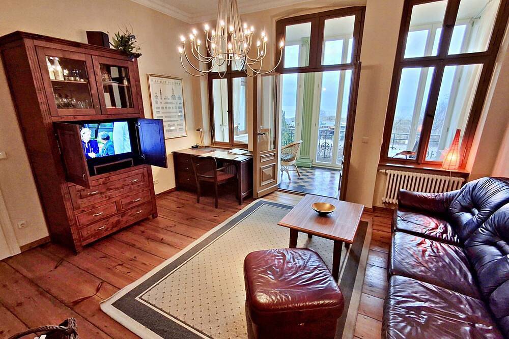 Villa Bella 1. Reihe mit Meerblick - Wohnung 05 mit Meerblick in Drei Kaiserbäder, Heringsdorf