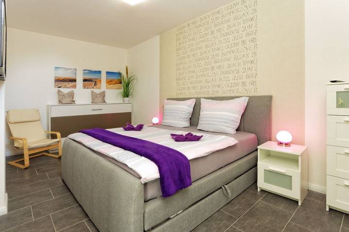 Ganze Wohnung, Helles Apartment in Karlshagen auf Usedom mit Sauna, Nähe zum Strand in Karlshagen, Usedomer Norden