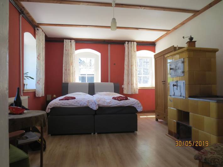Pension für 3 Personen, mit Terrasse und Garten sowie Pool in Marienberg - 4