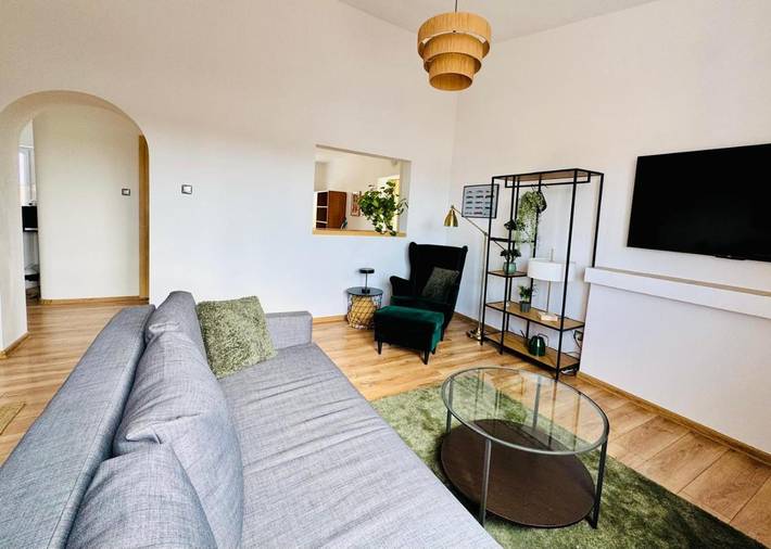 Apartament wakacyjny dla 4 osób, z Balkon i Taras w Bydgoszcz