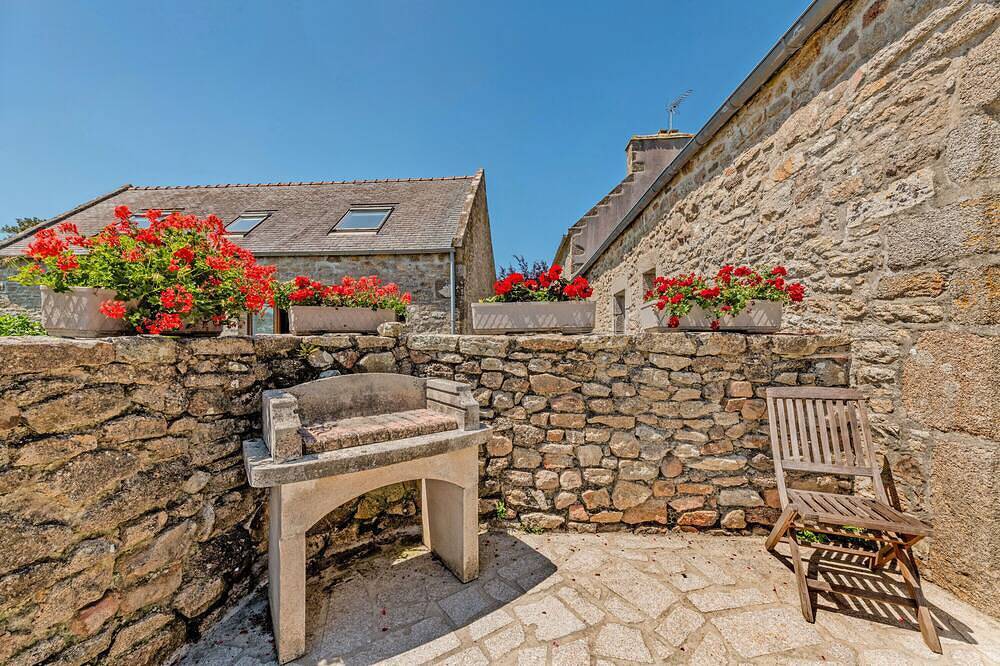 Casa de vacaciones 'Le Gîte Vert 3' con terraza privada y jardín compartido in Porspoder, Región de Brest
