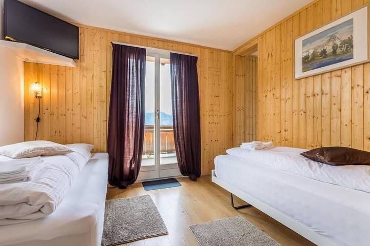 Hotel Sterne - Twin Room in Beatenberg, Thunersee