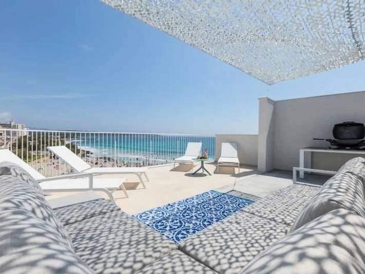 Appartement de vacances pour 3 personnes, avec Balcon et Terrasse dans S'illot