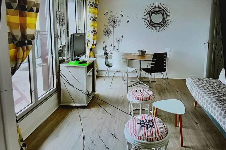 Location de vacances pour 4 personnes, avec balcon à Houlgate