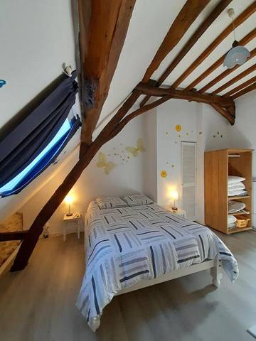 Gîte pour 4 personnes, avec jardin ainsi que piscine et vue à Fajoles