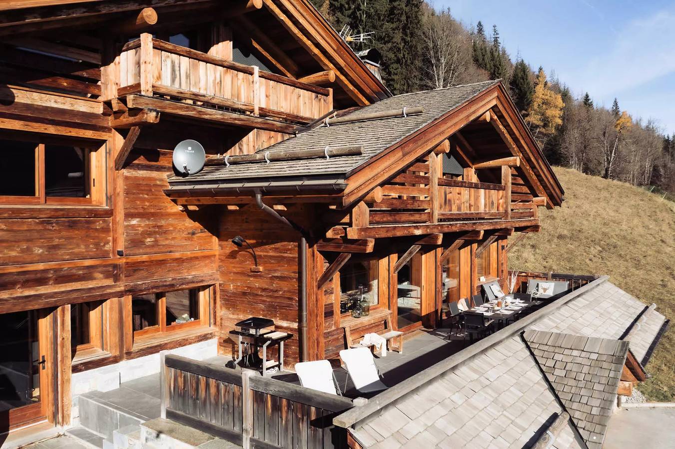 5*, 12 pers, spa extérieur & sauna, vue panoramique, 300 m pistes, 5 chambres in La Clusaz, Région d'Annecy