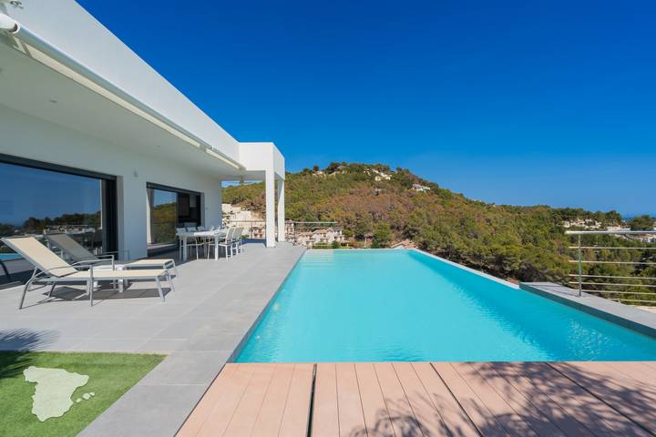 Chalet para 10 personas, con vistas al mar y jardín en Marina Alta - 3