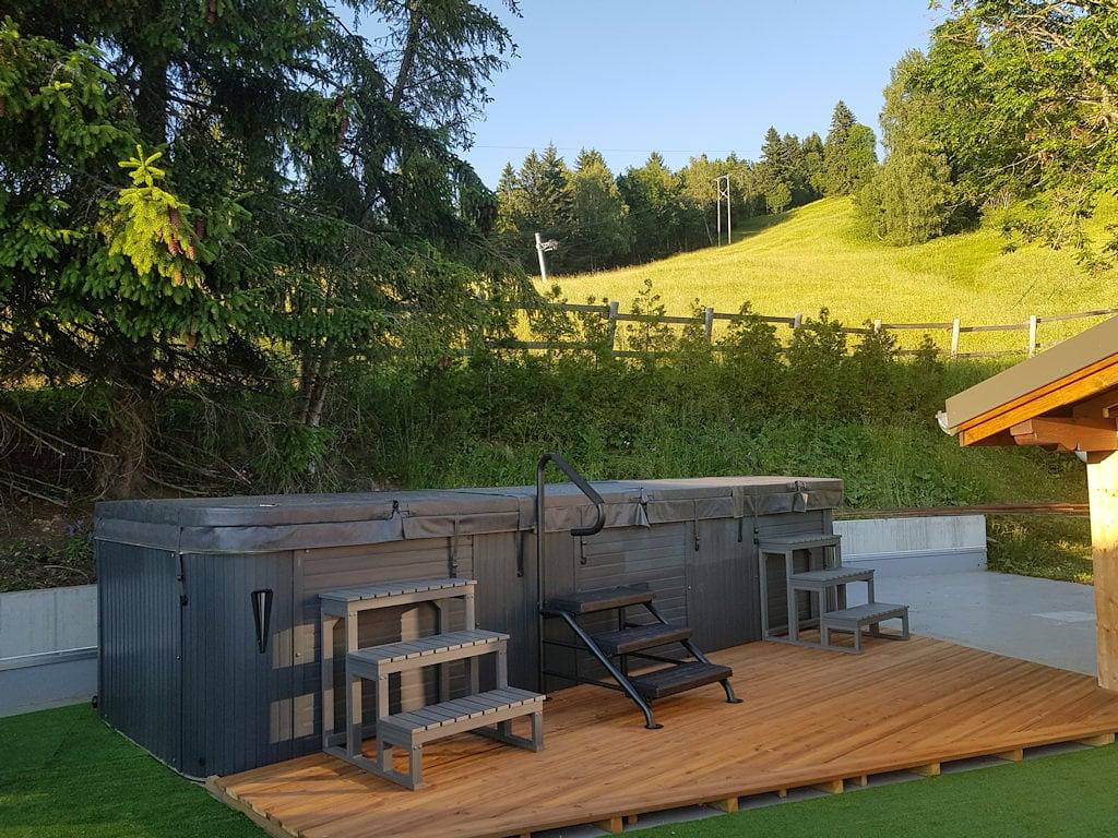 Chalet le Prarian - Chambre coeur in Cohennoz, Région d'Albertville