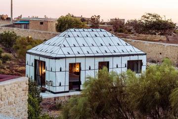 Tente pour 2 personnes, avec piscine et sauna ainsi que vue et jardin, animaux acceptés au Maroc