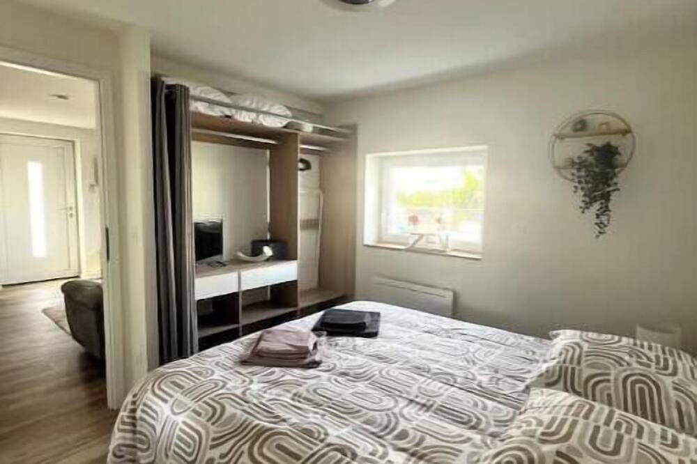 Ganze Wohnung, Modern, air-conditioned T2 apartment in Alsace Verte - Comfort & nature near Haguenau in Walburg (Niederrhein Elsass), Region Weißenburg