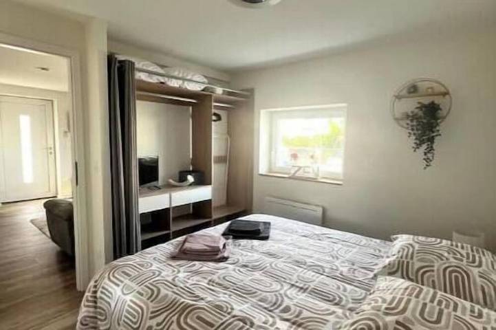 Appartement entier, T2 moderne et climatisé en Alsace Verte — Confort & nature près de Haguenau in Walbourg, Région de Wissembourg