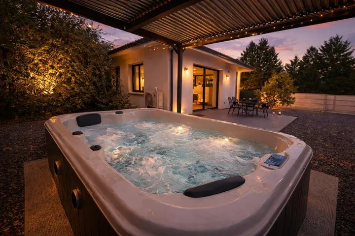 Villa für 3 Personen, mit Sauna und Garten sowie Whirlpool - 1