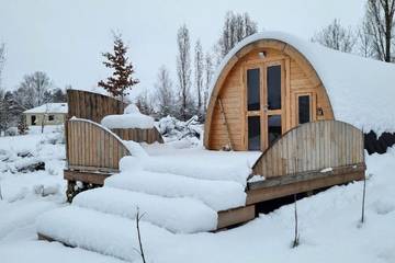 Cabane en bois pour 2 personnes en Moselle