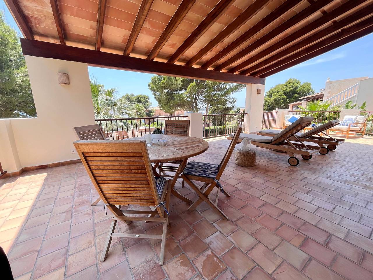 Villa Vista Mondragó – Ruhige Villa mit Garten und Meerblick bei Portopetro, Mallorca in Cala Barca, Santanyí