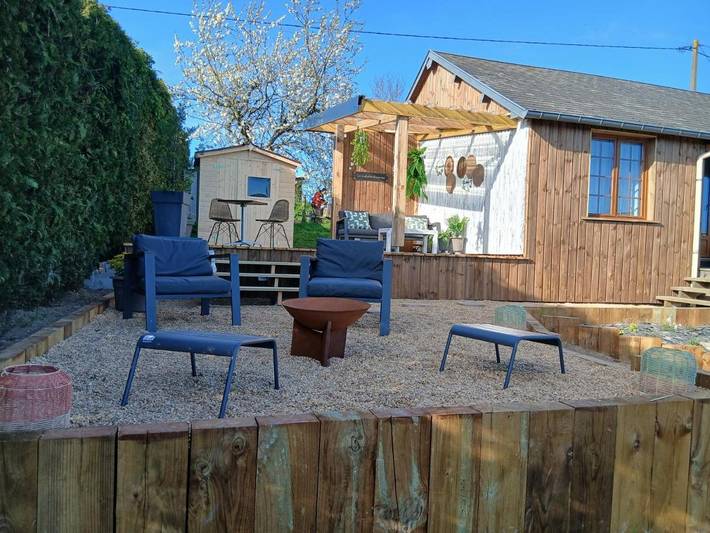 Chalet pour 5 personnes, avec vue et jardin dans le Calvados - 4