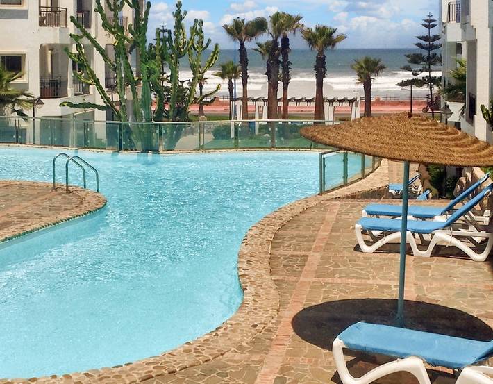 Appartement de vacances pour 6 personnes, avec piscine et balcon