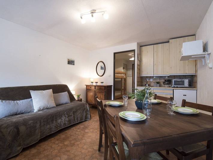 Ganzes Studio, Studio für 4 Pers. mit Parkplatz nahe Zentrum und Seilbahn in Saint-Lary-Soulan, Nationalpark Pyrenäen