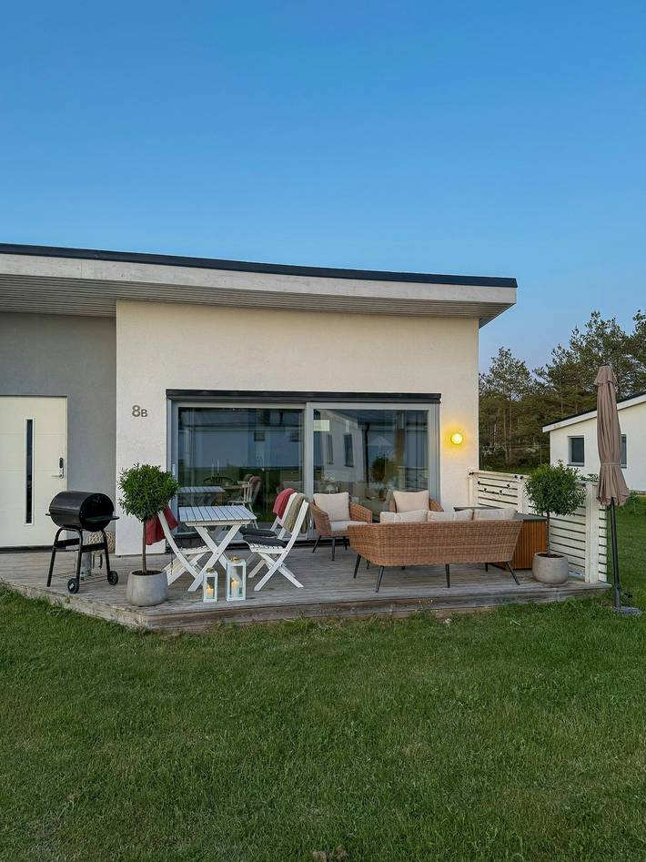 Neu gebauter Bungalow in Laufnähe zum Strand von Tofta in Tofta, Gotland