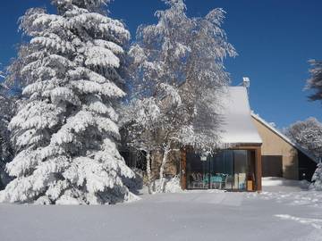 Maison de campagne pour 4 personnes, avec terrasse dans station de ski du Laguiole - Le Bouyssou