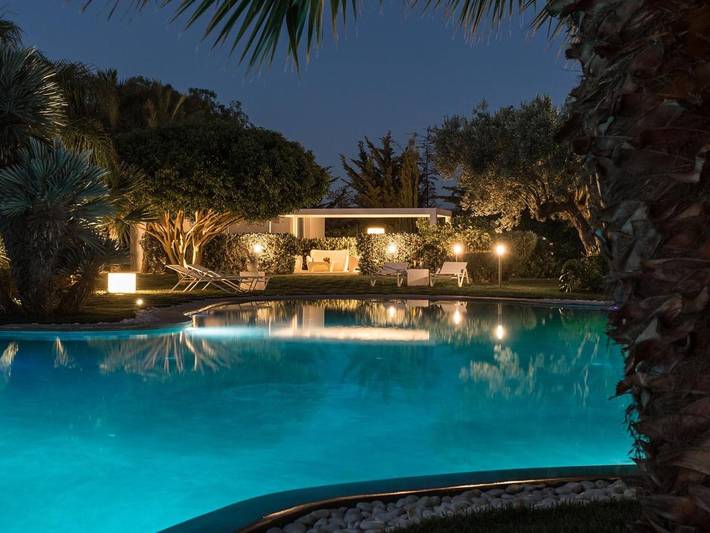 Location de vacances pour 5 personnes, avec jardin ainsi que piscine et vue à San Leone - 4