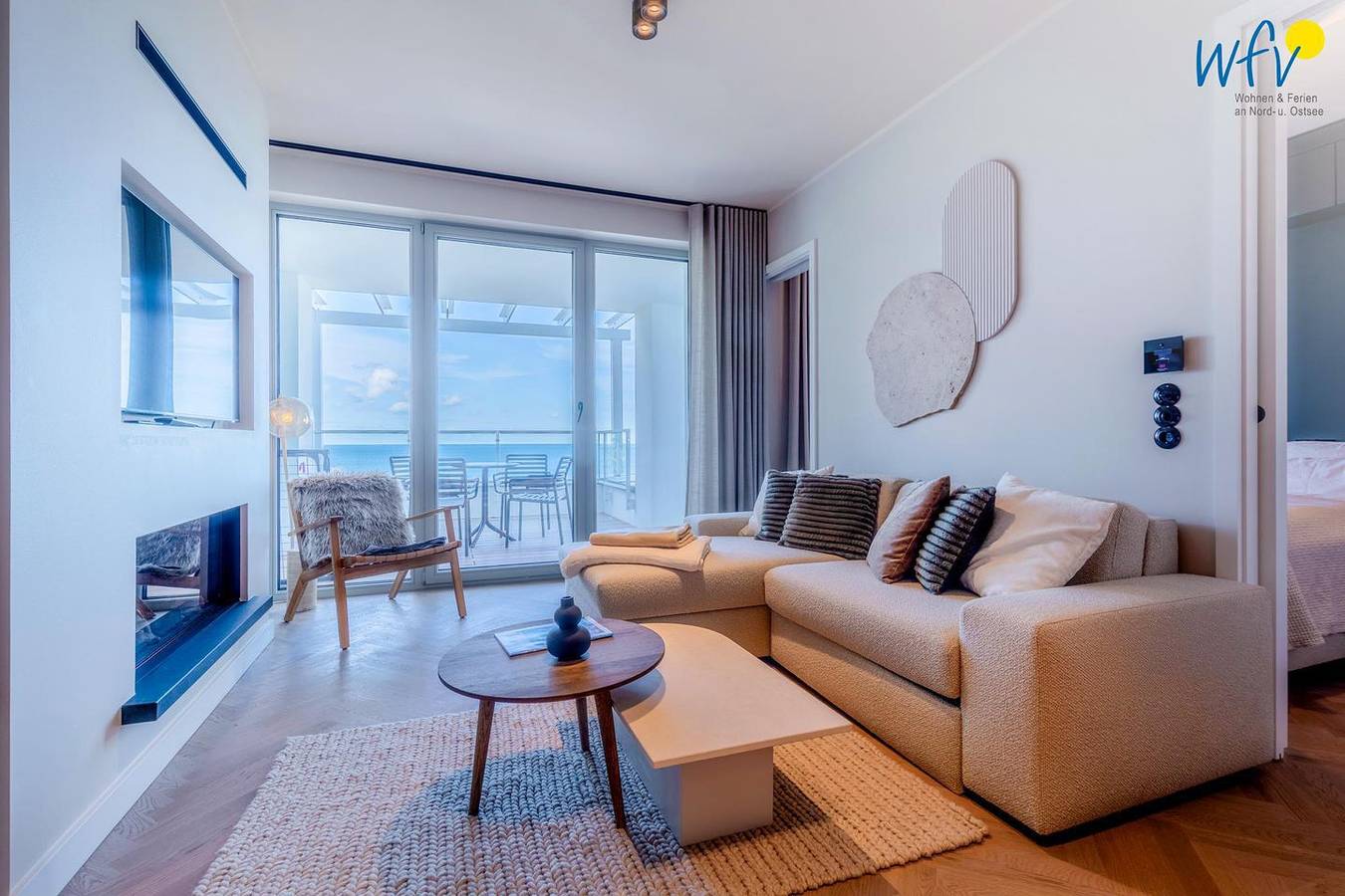 Geheel appartement, Ferienwohnung Meerblick im Hotelkomplex The Shoreline im Ostseebad Sellin in der ersten Reihe am Strand in Strand Sellin, Sellin
